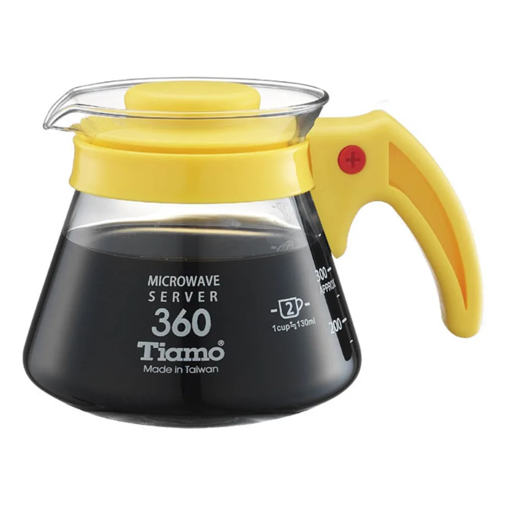 【停產】Tiamo 耐熱玻璃咖啡壺360cc 通過SGS檢測