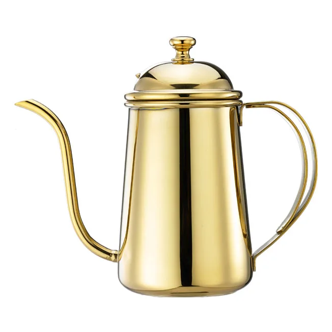 CafeDeTiamo 滴漏式咖啡壺1.2L(鈦金) SGS檢驗合格