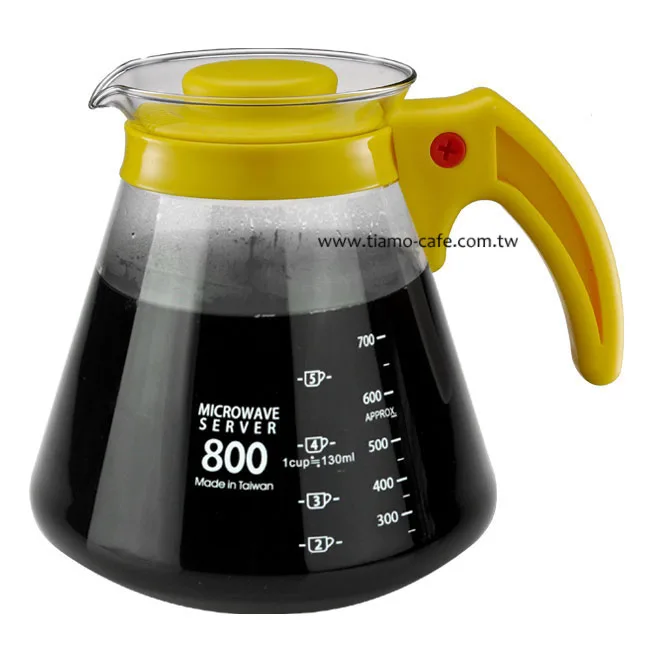 Tiamo 耐熱玻璃咖啡壺 800cc 台灣製 通過SGS檢測
