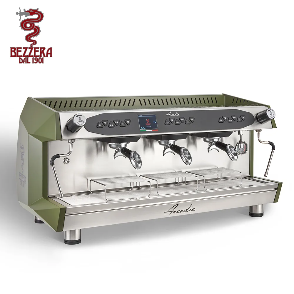 Bezzera 貝澤拉 Arcadia DE-PID 3GR 220V 三孔營業機 (霧軍綠)