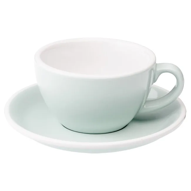 【停產】愛陶樂 Egg 200 咖啡杯盤組200cc天空藍色 31131057