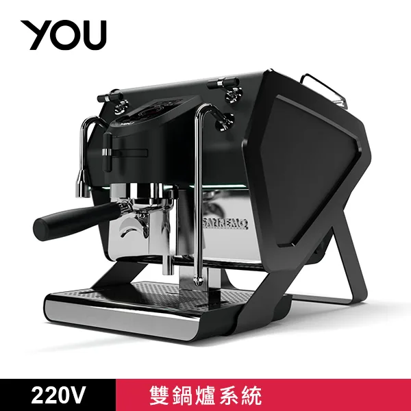 SANREMO YOU R 單孔半自動咖啡機 220V 黑
