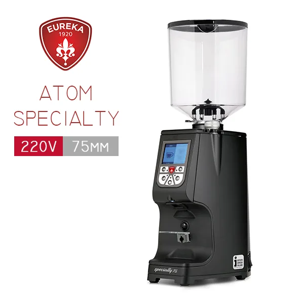 EUREKA 優瑞卡 ATOM SPECIALTY 75E 磨豆機(霧黑) 220V