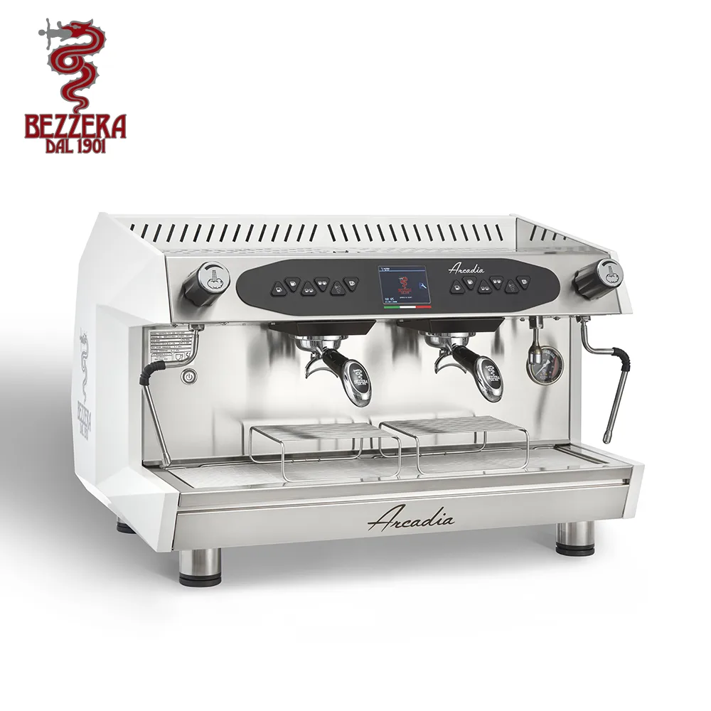 Bezzera 貝澤拉 Arcadia DE-PID 2GR 220V 雙孔營業機 (白)