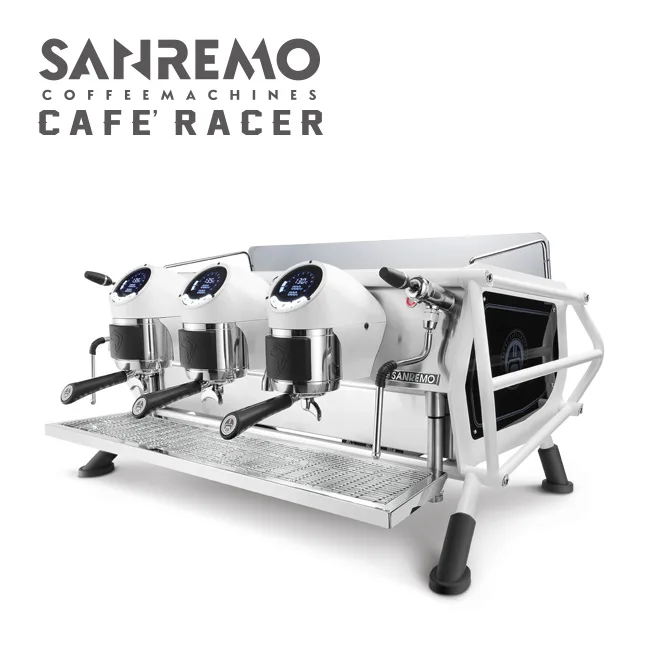 SANREMO CAFE RCAFE BLACK & WHITE 三孔營業用咖啡機 220V