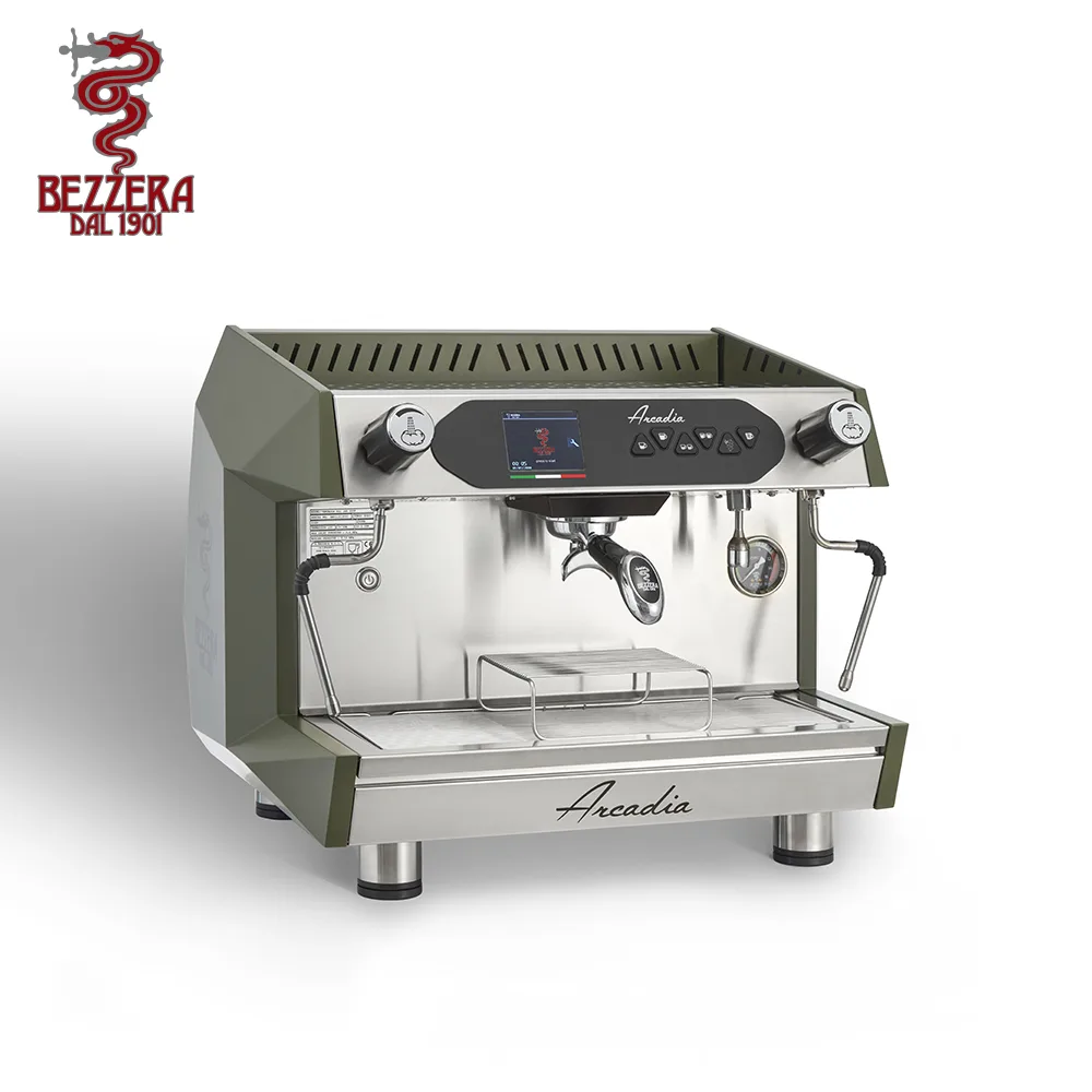 Bezzera 貝澤拉 Arcadia DE-PID 1GR 220V 單孔營業機 (霧軍綠)