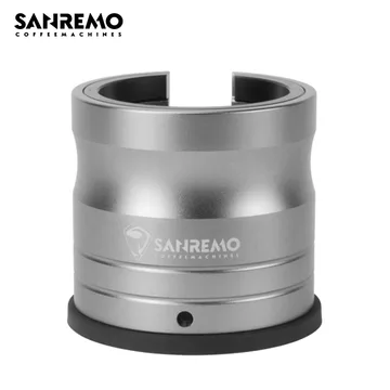 【停產】SANREMO 沖煮把手免持壓粉座 閃耀灰