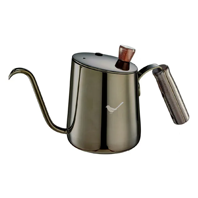 TIAMO 青鳥斜口細口壺 鈦黑 700ml