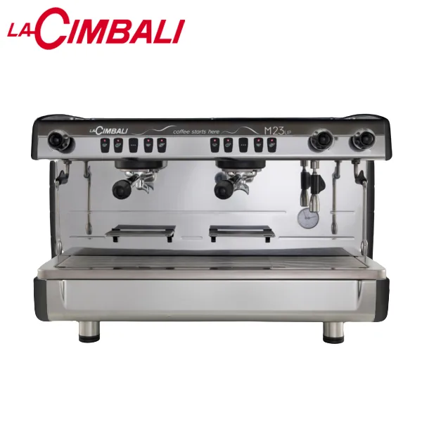 【停產】LaCimbali M23UP 雙孔營業機 - 高杯版 黑 220v