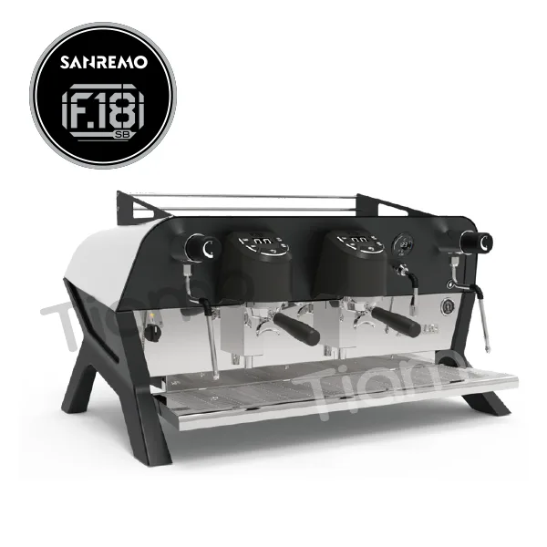 SANREMO F18 SB 雙孔營業用咖啡機 220V- 米白