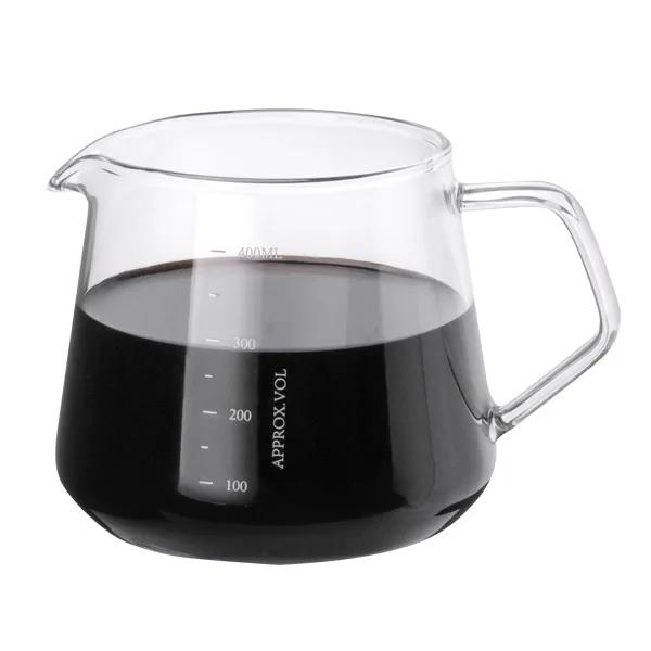 Tiamo 耐熱玻璃咖啡量杯 400ml
