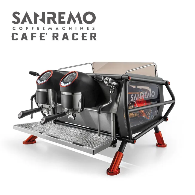 【停產】SANREMO CAFE RACER NAKED 雙孔營業用咖啡機 ( 透視版 ) 220V