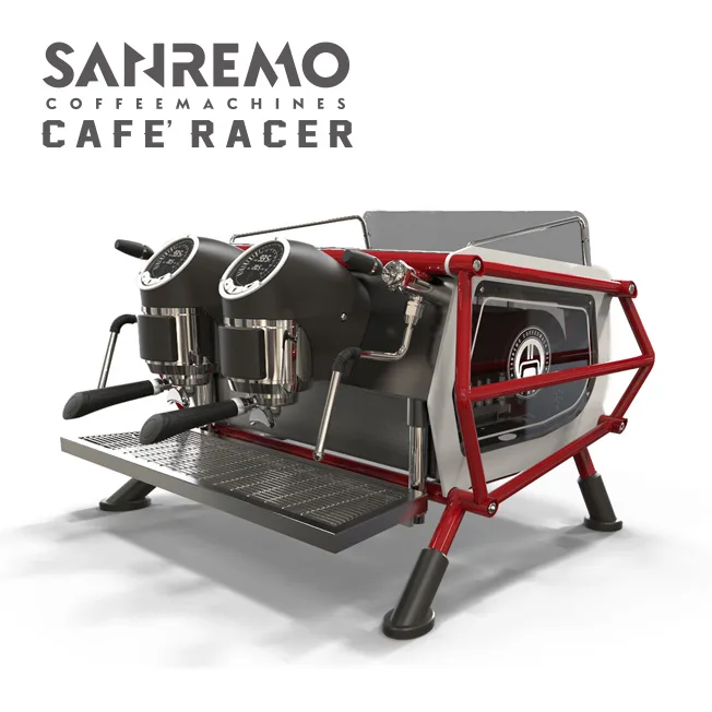 【停產】SANREMO CAFE RACER RACING 雙孔營業用咖啡機 220V