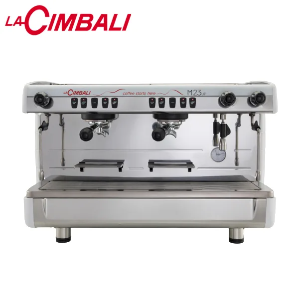 【停產】LaCimbali M23UP 雙孔營業機 - 高杯版 白 220v