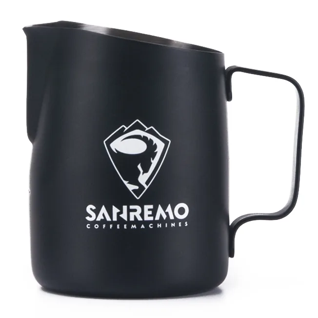 Tiamo 斜口拉花杯650cc尖口設計 義大利SANREMO品牌合作款