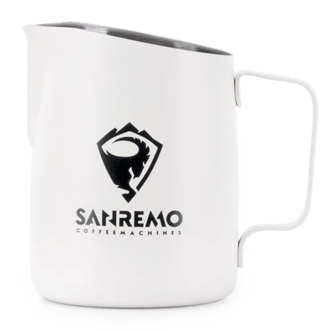 Tiamo 斜口拉花杯650cc尖口設計 義大利SANREMO品牌合作款