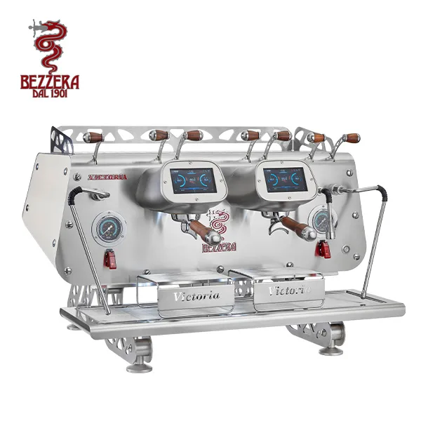 BEZZERA 貝澤拉 VICTORIA DE 雙孔營業機 白 220V