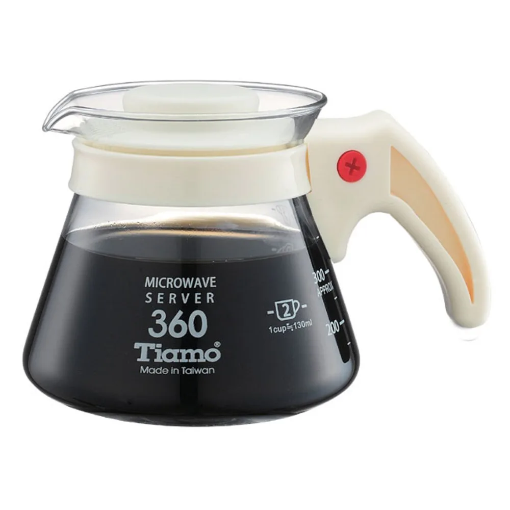 Tiamo 耐熱玻璃咖啡壺360cc 通過SGS檢測