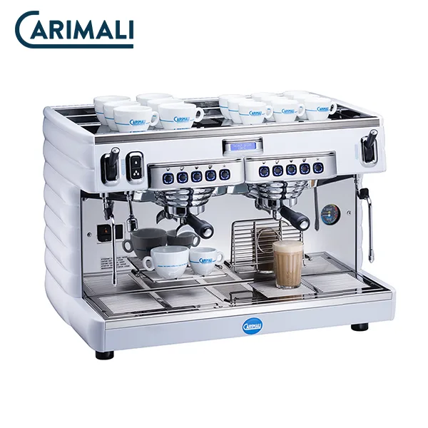 CARIMALI Bubble 雙孔營業機 220V 白-高杯版