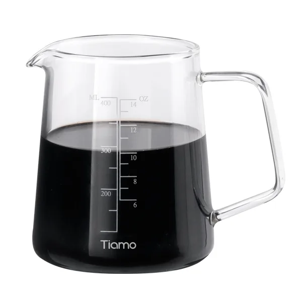 Tiamo 耐熱玻璃咖啡下壺 400ml