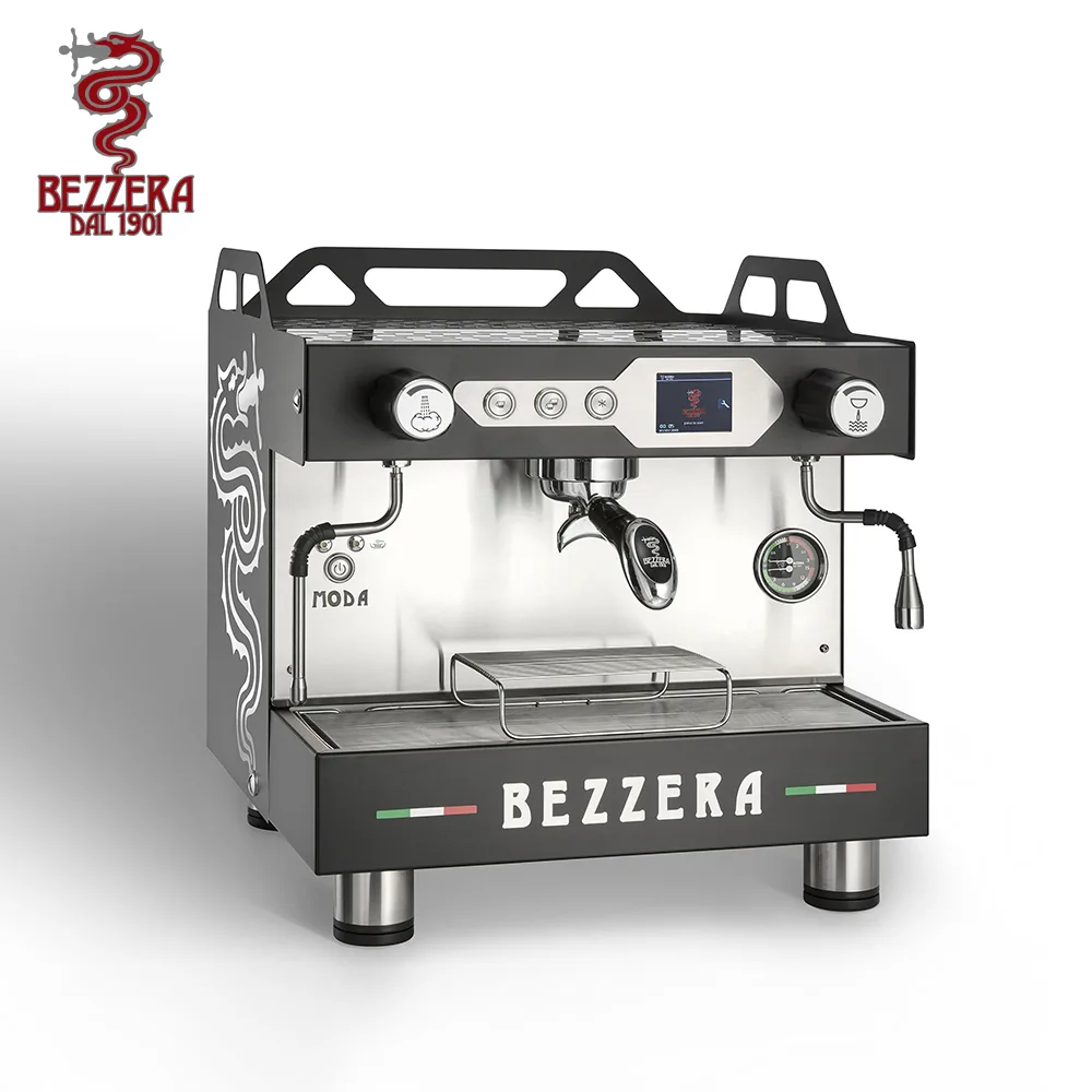 Bezzera 貝澤拉 MODA PID Display 單孔營業機 220V (霧黑色)