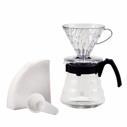 HARIO|V60手沖咖啡四件組 100週年紀念組|日本製|VCND-02B