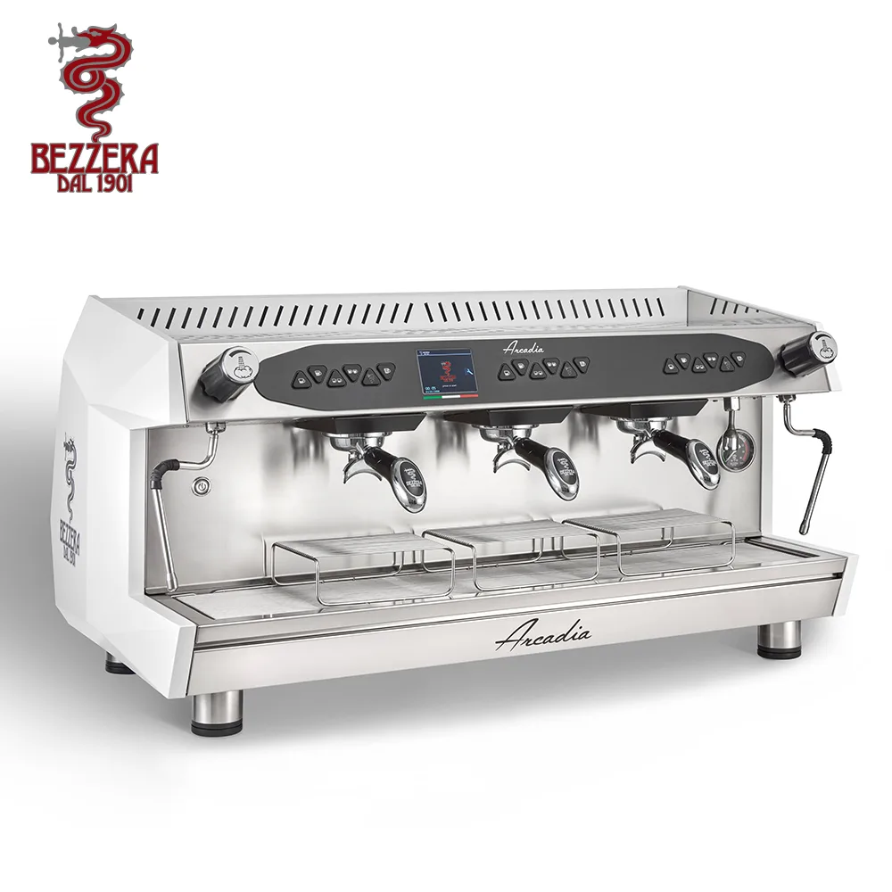 Bezzera 貝澤拉 Arcadia DE-PID 3GR 220V 三孔營業機 (白)