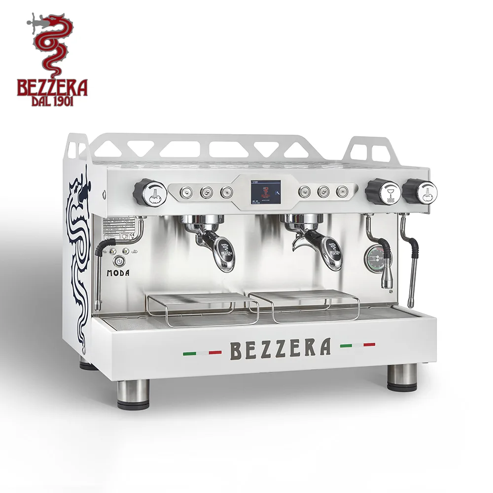 Bezzera 貝澤拉 MODA PID Display 雙孔營業機 220V (白色)