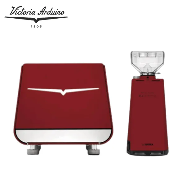 Victoria Arduino Eagle One Prima 單孔營業機 220V 紅+Prima ATOM 磨豆機 220V (紅)