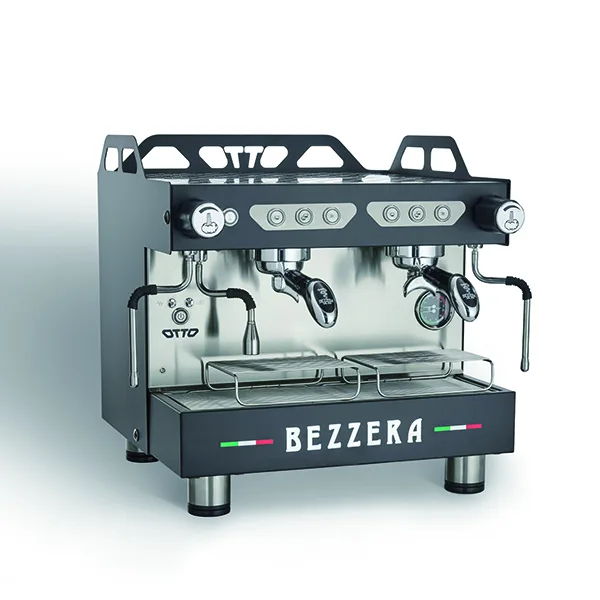 BEZZERA 貝澤拉 OTTO COMPACT DE 雙孔營業用咖啡機 (黑) 220V