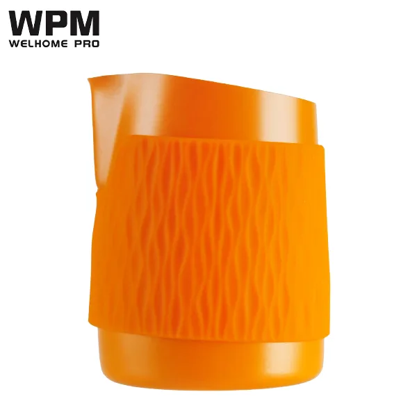 1431A WPM斜口拉花杯450cc (Osafe Orange)(圓口)無把手