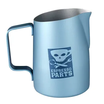 ESPRESSO PARTS拉花杯600ml(藍)(斜口)