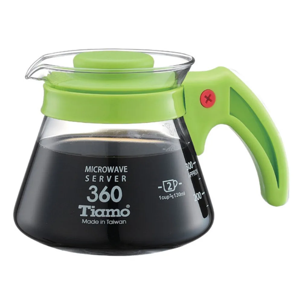 【停產】Tiamo 耐熱玻璃咖啡壺360cc 通過SGS檢測