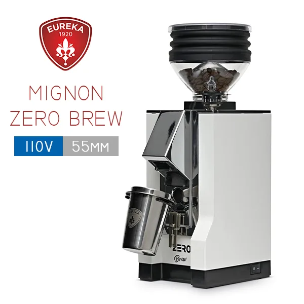 【停產】EUREKA MIGNON ZERO BREW 55mm 磨豆機(白) 110V