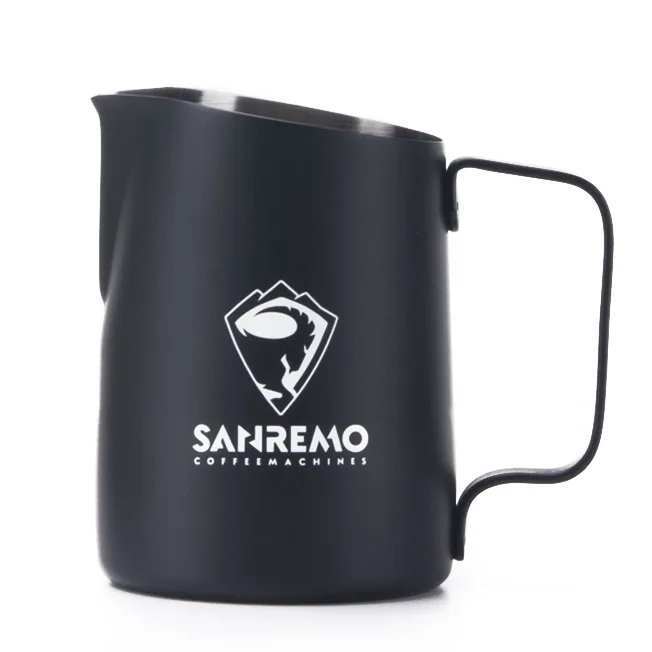 Tiamo 斜口拉花杯450cc尖口設計 義大利SANREMO品牌合作款
