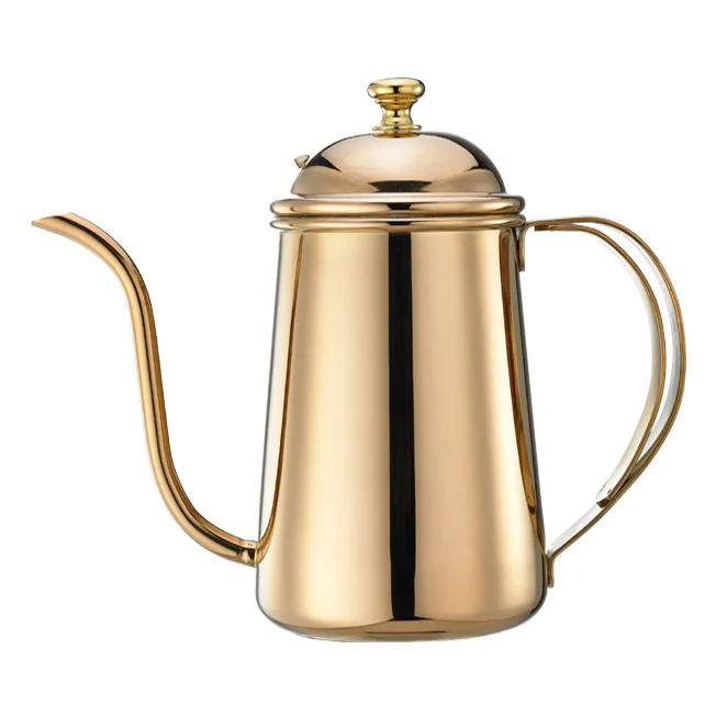 【停產】CafeDeTiamo 滴漏式咖啡壺1.2L(玫瑰金) SGS檢驗合格