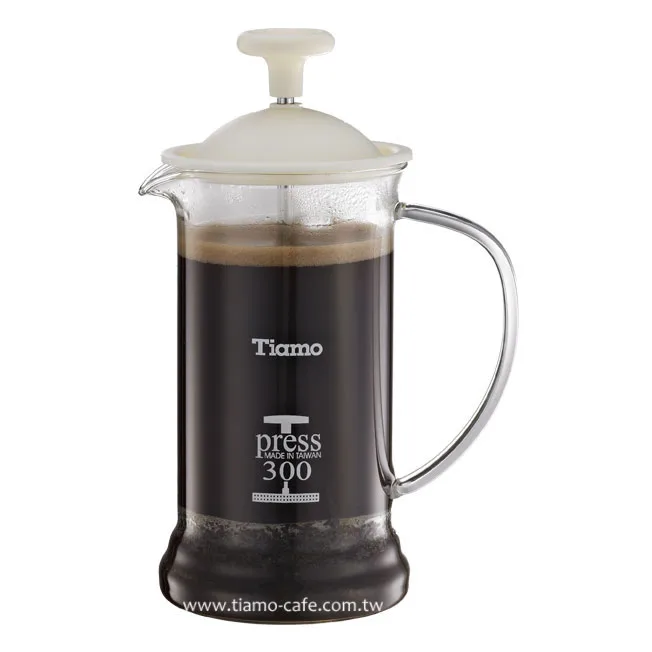 TIAMO 多功能法式玻璃濾壓壺 300cc SGS合格