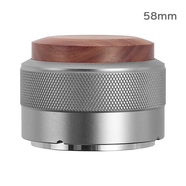 【停產】原木蓋按壓壓粉器壓粉器(銀)58mm