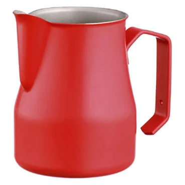 MOTTA 專業拉花杯 奶泡杯 350ml 紅