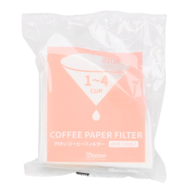 V02 圓錐咖啡濾紙 1-4人 100入 有漂白 袋裝