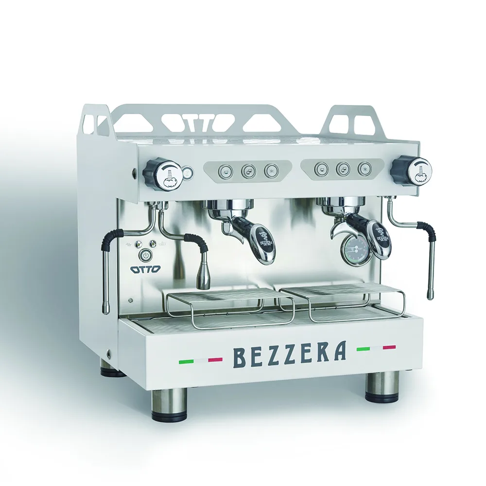 BEZZERA 貝澤拉 OTTO COMPACT DE 雙孔營業用咖啡機 (白) 220V