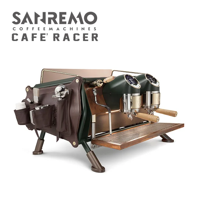 SANREMO CAFE RACER RENEGADE LEATHER BAGS 雙孔營業用咖啡機 ( 皮革收納袋升級版 ) 220V