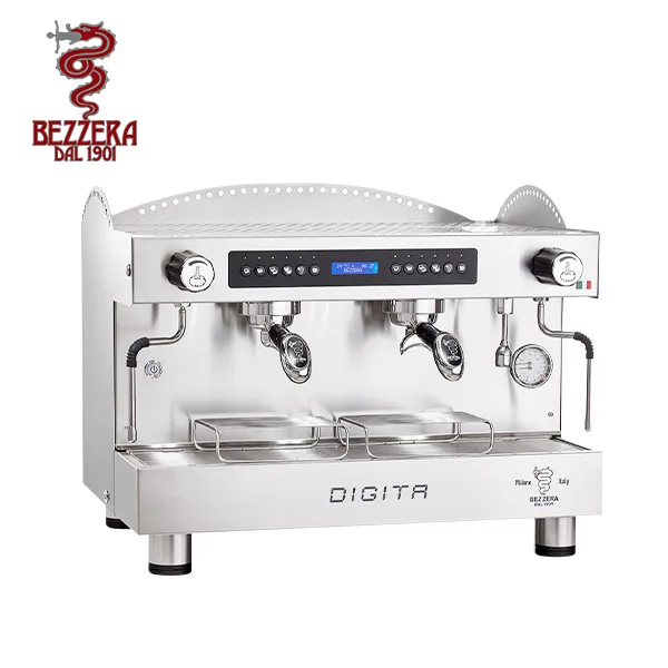 BEZZERA 貝澤拉 DIGITA DE 雙孔營業機 白 220V