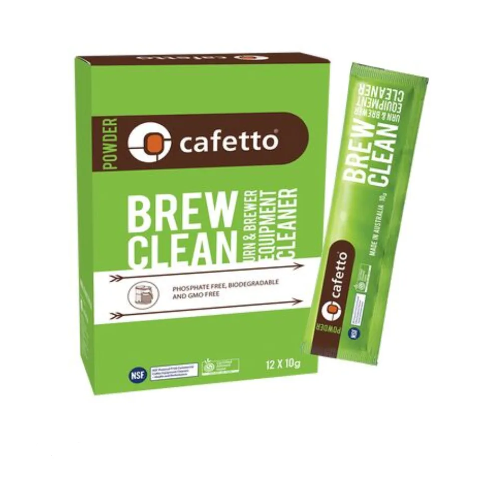 Cafetto|E27038|Brew Clean沖煮器清潔小包裝 12x10g