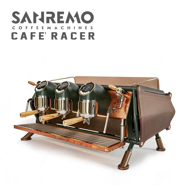 SANREMO CAFE RACER RENEGADE 三孔營業用咖啡機 ( 皮革版 ) 220V