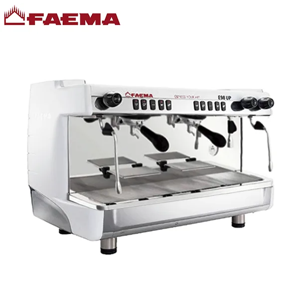 FAEMA E98 UP 雙孔營業機 高杯版 220V 白
