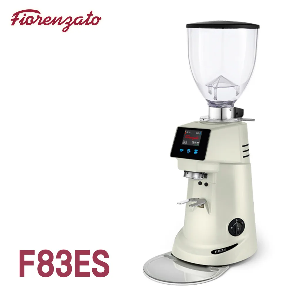 【停產】Fiorenzato F83ES 磨豆機 220V 珍珠白 - 新型出粉口