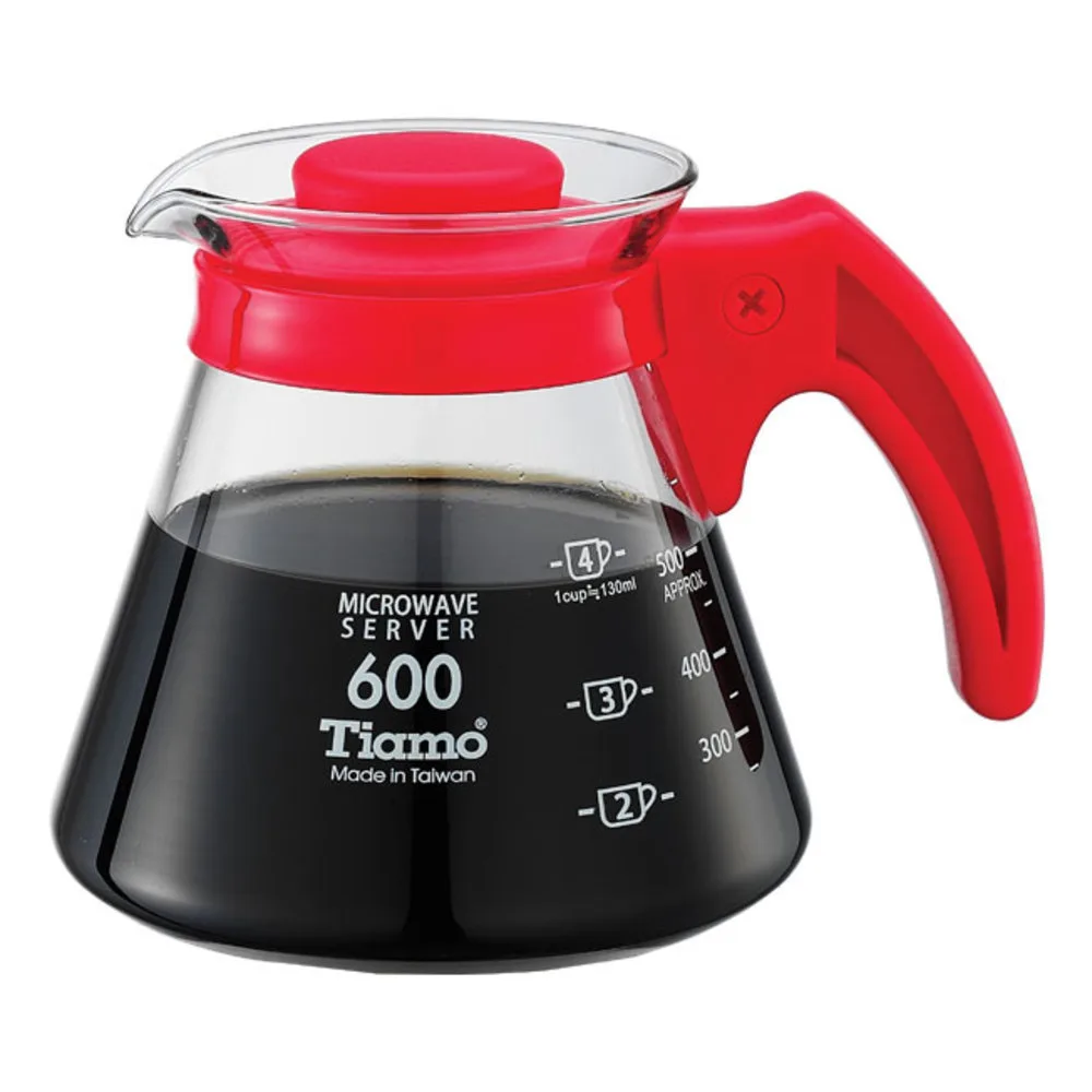 【停產】Tiamo 耐熱玻璃咖啡壺600cc