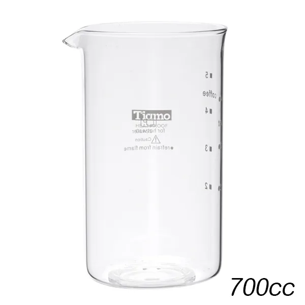 TIAMO 法蘭西/新歐風系列濾壓壺內杯 4杯 700CC