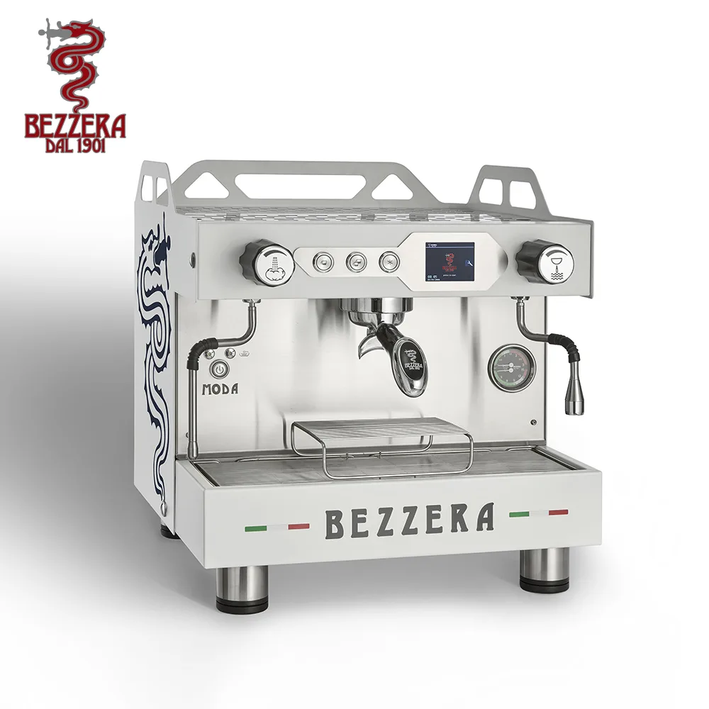 Bezzera 貝澤拉 MODA PID Display 單孔營業機 220V (白色)
